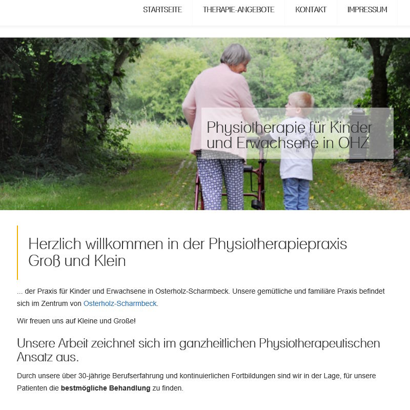 Physiotherapiepraxis Groß und Klein